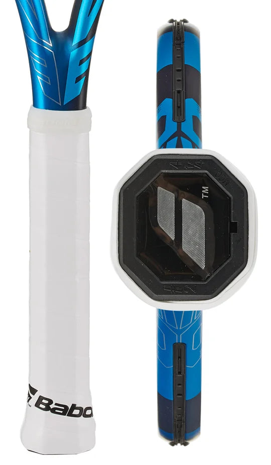 Babolat Pure Drive Lite con marco aerodinámico para mayor velocidad y control.