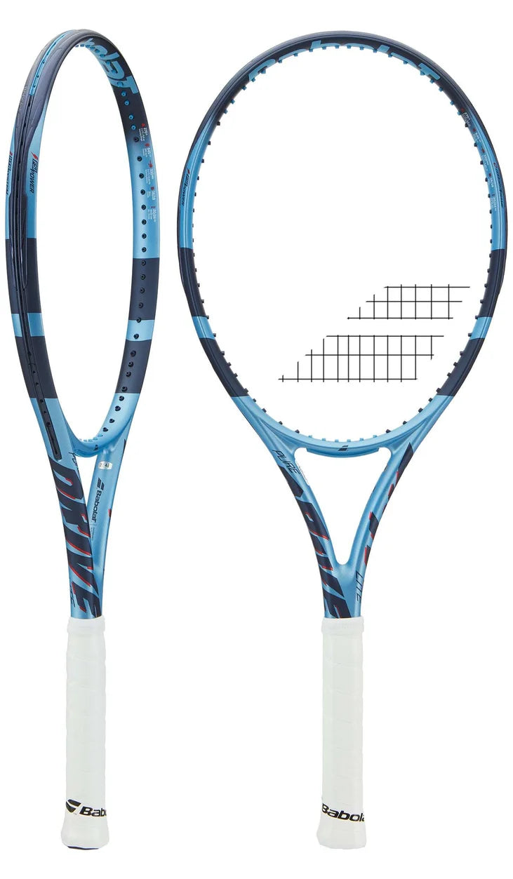 Raqueta Babolat Pure Drive Lite Gen 11 con patrón de encordado 16x19 para más efectos y control
