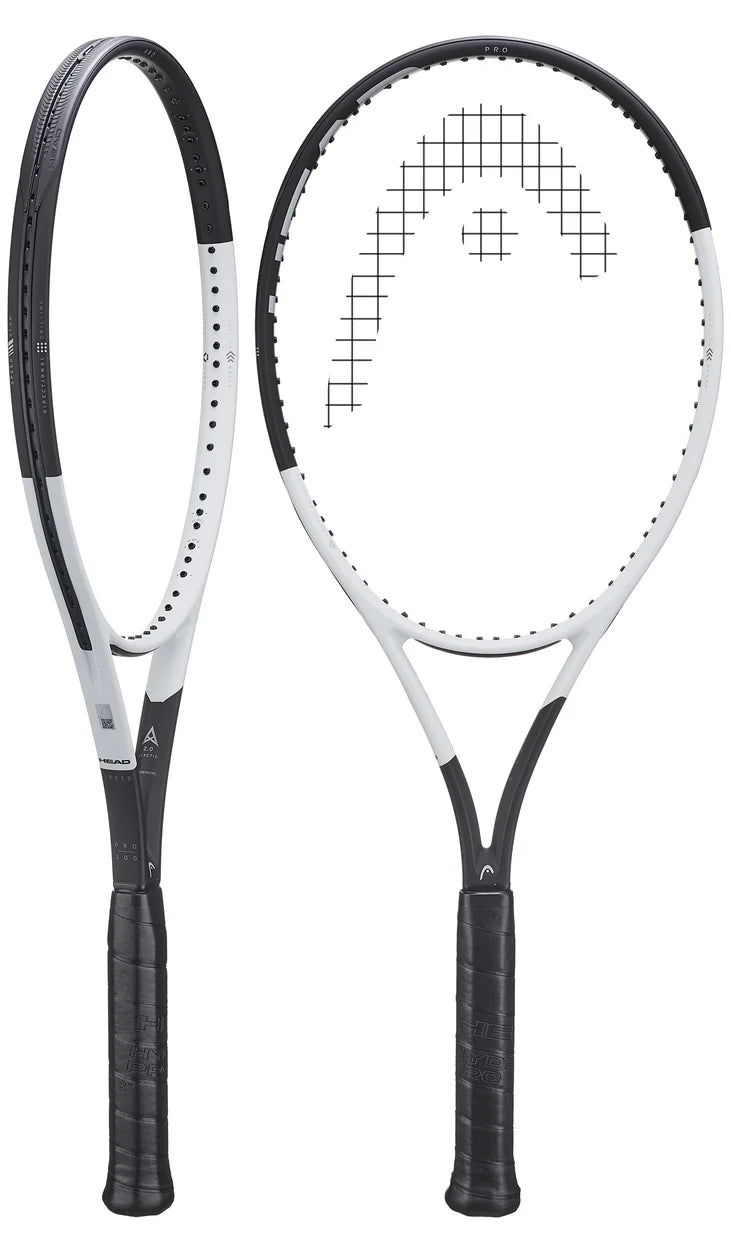 Raqueta HEAD Speed Pro con patrón de encordado 18x20 para golpes precisos.
