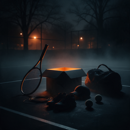 Mystery Box Halloween: productos de tenis ocultos en la oscuridad