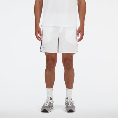 Shorts New Balance Tournament Blanco – diseño limpio y técnico