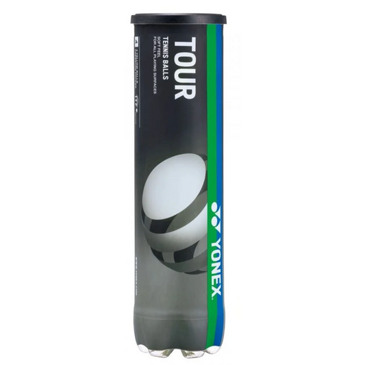 Tarro de pelotas Yonex Tour, diseñadas para precisión y control en cada golpe.