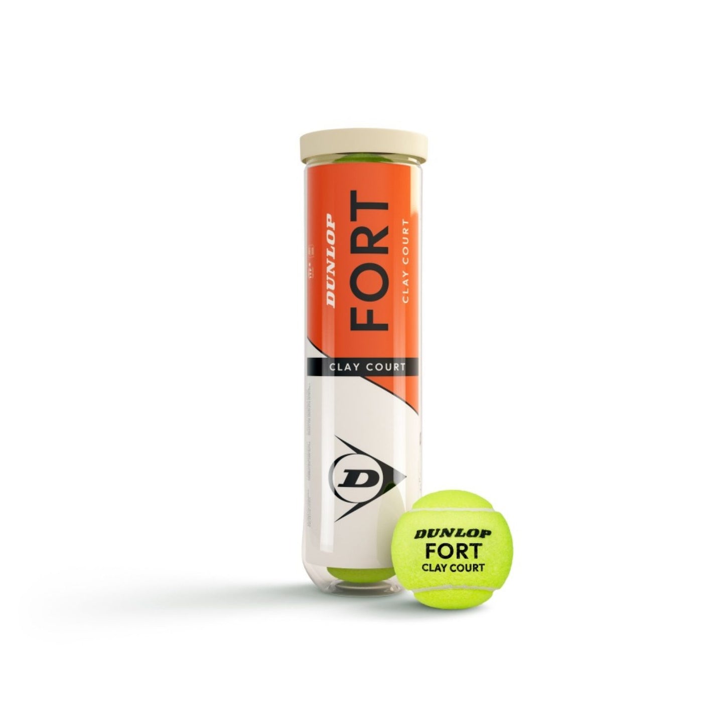 Pelota tenis Dunlop FortClay 4B - Envase ecológico