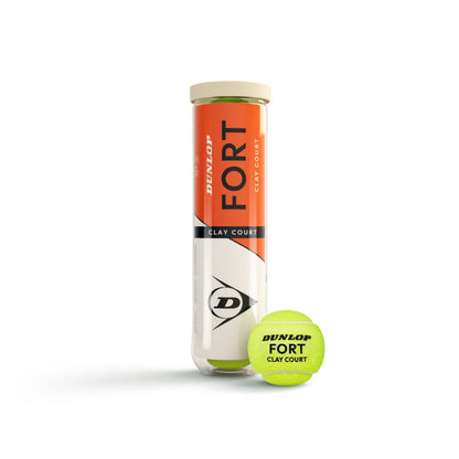 Pelota tenis Dunlop FortClay 4B - Envase ecológico