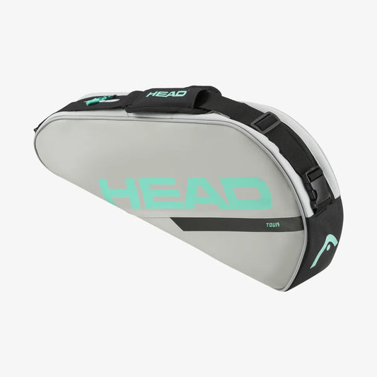 Bolso HEAD Tour Racquet Bag S CCTE en negro/blanco, para 3 raquetas.