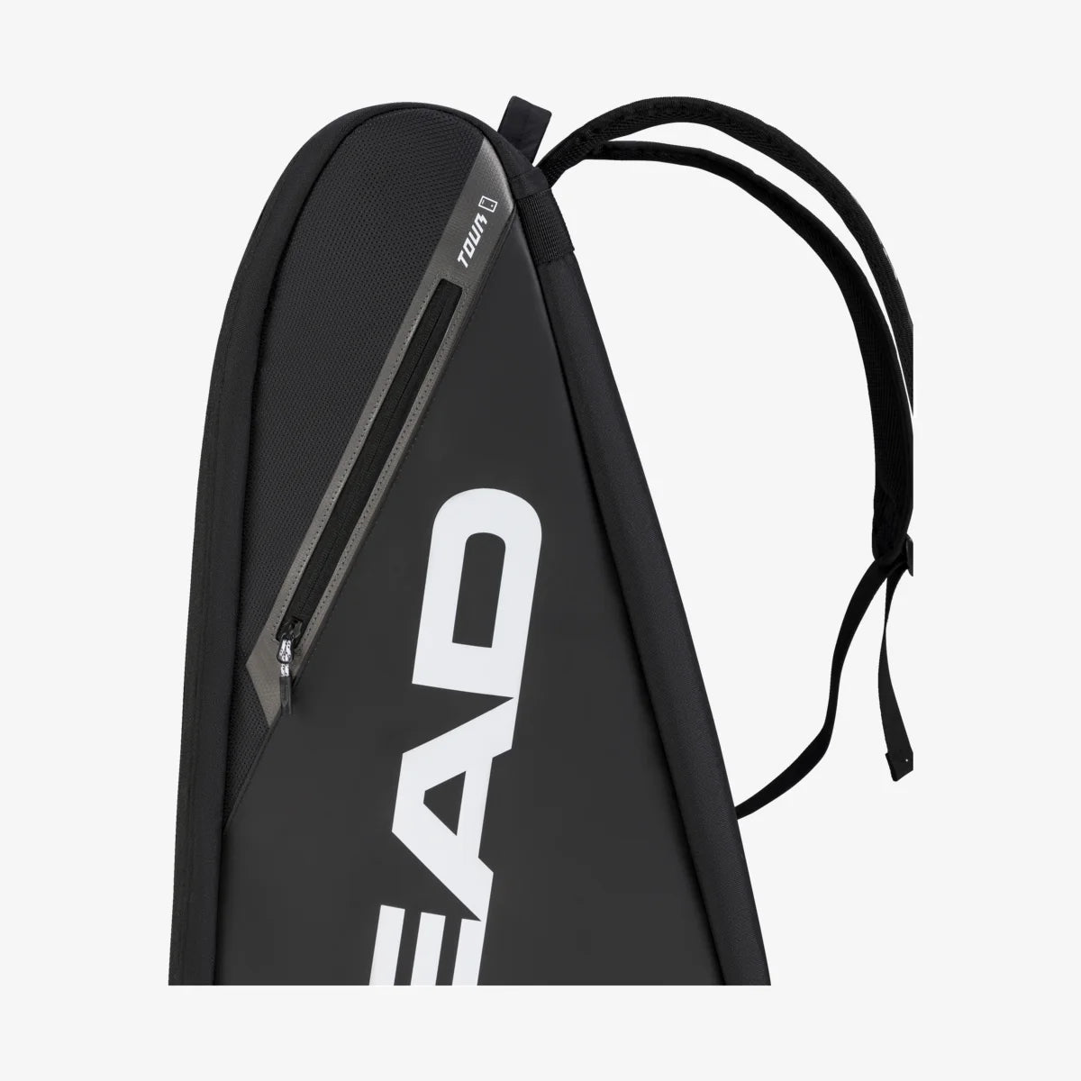 Bolso HEAD Tour XL en negro con capacidad para 12 raquetas y diseño ergonómico.