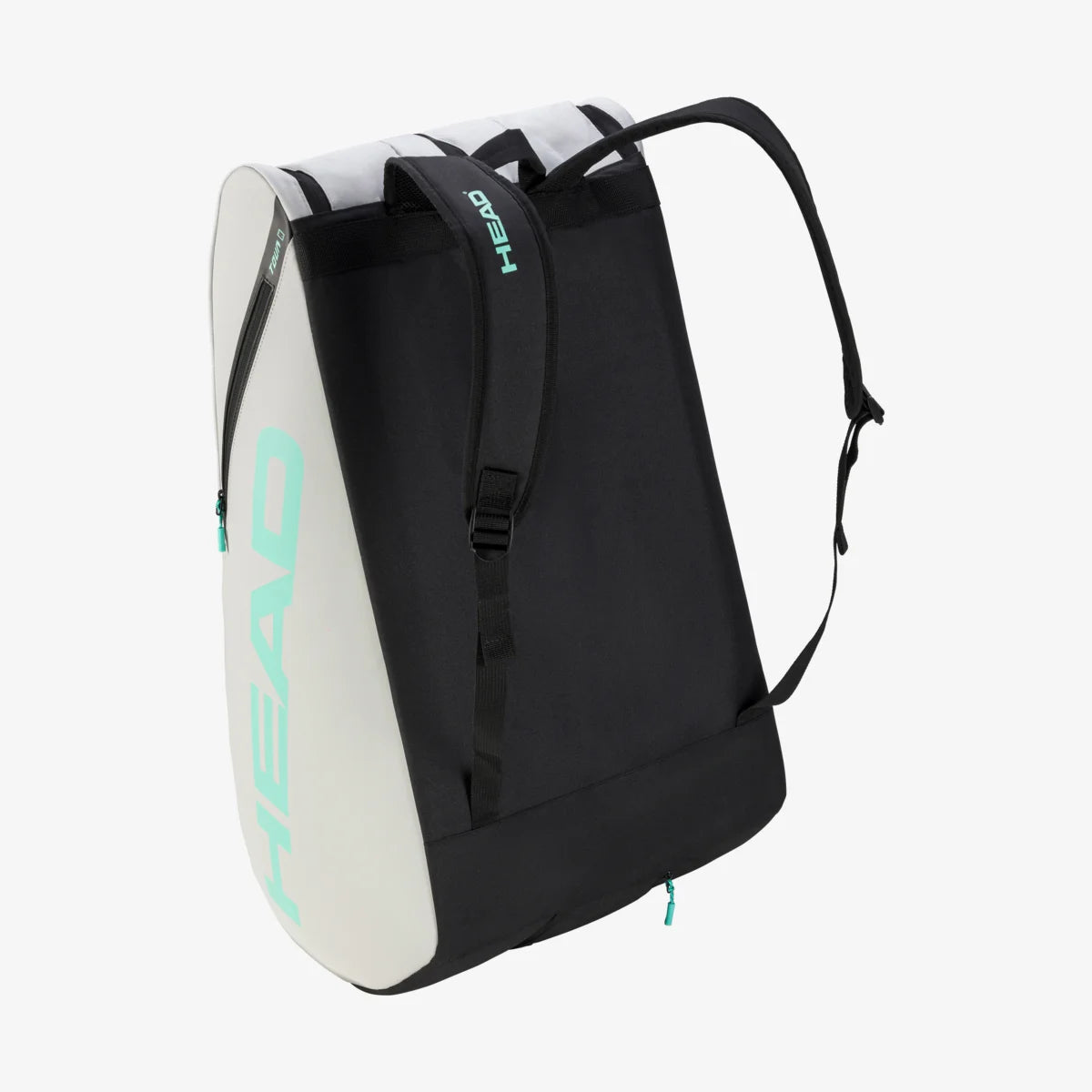 Bolso HEAD Tour XL en negro con capacidad para 12 raquetas y diseño ergonómico.
